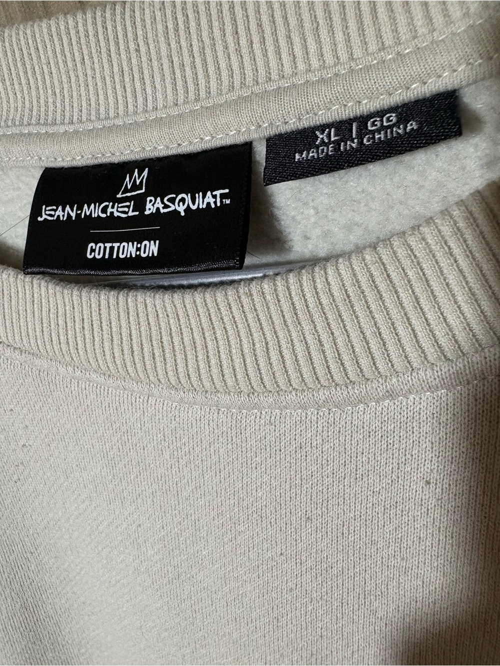 Jean Michel Basquiat/ Cotton On official sweatshirt. - Picture 3 of 5
